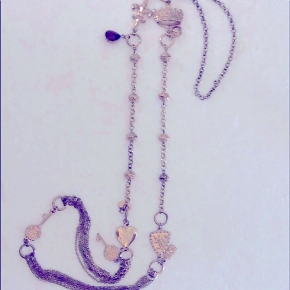 VINTAGE VICTORIAN FLEUR DE LIS NECKLACE